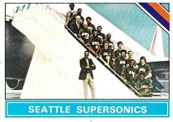 1975-76 Topps #219 Seattle SuperSonics Front