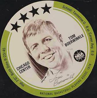 1976 Buckmans Discs #NNO Tom Boerwinkle Front