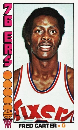 1976-77 Topps #111 Fred Carter Front