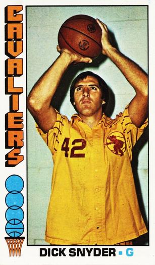 1976-77 Topps #2 Dick Snyder Front