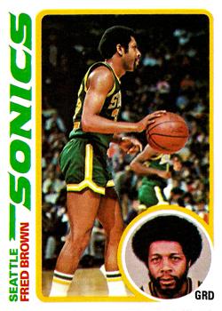 1978-79 Topps #59 Fred Brown Front