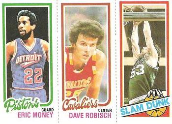 1980-81 Topps #57 / 90 / 254 Eric Money / Dave Robisch / Rick Robey Front