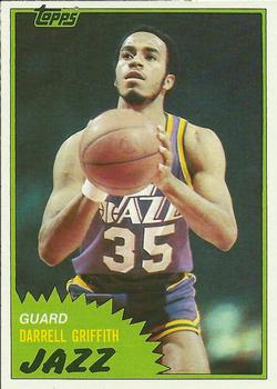 1981-82 Topps #41 Darrell Griffith Front
