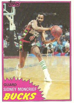 1981-82 Topps #MW99 Sidney Moncrief Front