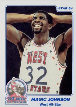 1984 Star All-Star Game Police #21 Magic Johnson Front