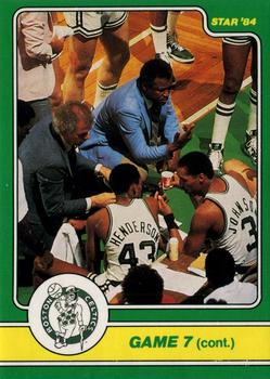1984 Star Celtics Champs #21 Game 7 (cont.) Front