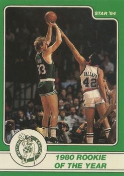 1984 Star Larry Bird #3 1980 Rookie Front