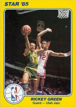 1984-85 Star Court Kings #11 Rickey Green Front