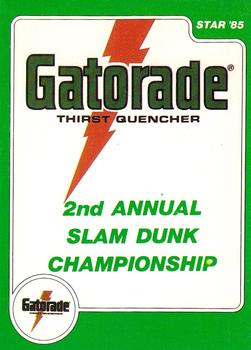 1985 Star Gatorade Slam Dunk #1 Slam Dunk Front