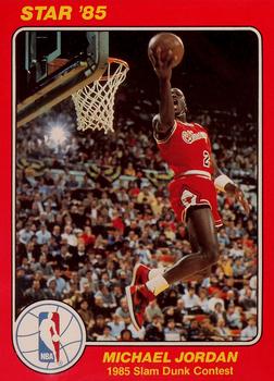 1985 Star Slam Dunk Supers #5 Michael Jordan Front