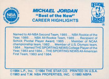 1986 Star Best of the New/Old #NNO Michael Jordan Back