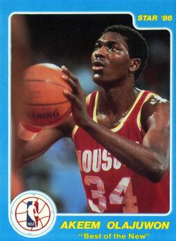 1986 Star Best of the New/Old #NNO Akeem Olajuwon Front