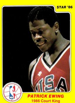 1986 Star Court Kings #14 Patrick Ewing Front