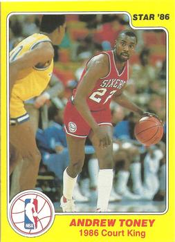 1986 Star Court Kings #29 Andrew Toney Front