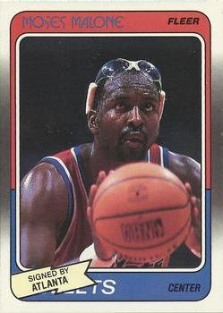 1988-89 Fleer #118 Moses Malone Front