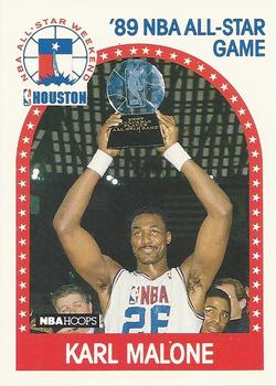 1989-90 Hoops #116 Karl Malone Front