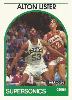 1989-90 Hoops #293 Alton Lister Front