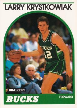 1989-90 Hoops #258 Larry Krystkowiak Front