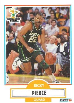 1990-91 Fleer #106 Ricky Pierce Front