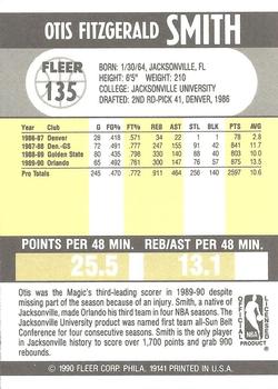 1990-91 Fleer #135 Otis Smith Back