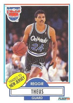 1990-91 Fleer #136 Reggie Theus Front