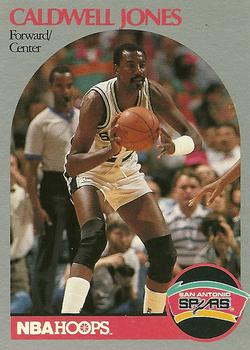 1990-91 Hoops #268 Caldwell Jones Front