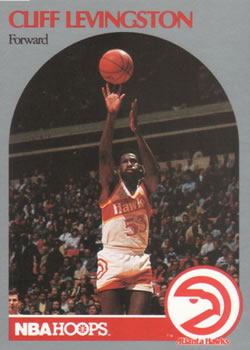 1990-91 Hoops #29 Cliff Levingston Front