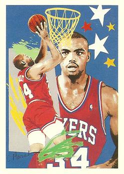 1990-91 Hoops #374 Charles Barkley Front