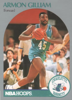 1990-91 Hoops #54 Armon Gilliam Front