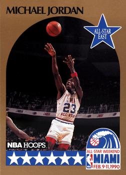 1990-91 Hoops #5 Michael Jordan Front