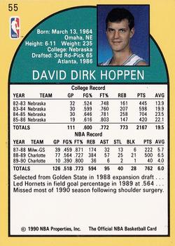 1990-91 Hoops #55 Dave Hoppen Back