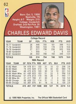 1990-91 Hoops #62 Charles Davis Back