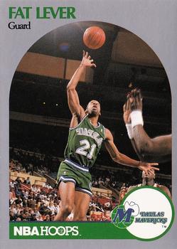 1990-91 Hoops #408 Fat Lever Front
