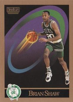 1990-91 SkyBox #23 Brian Shaw Front