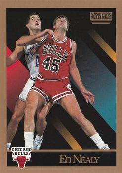 1990-91 SkyBox #43 Ed Nealy Front