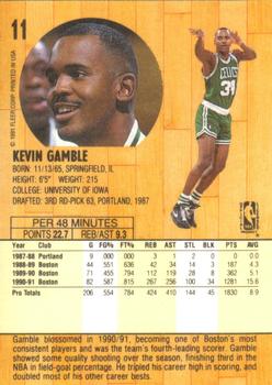 1991-92 Fleer #11 Kevin Gamble Back