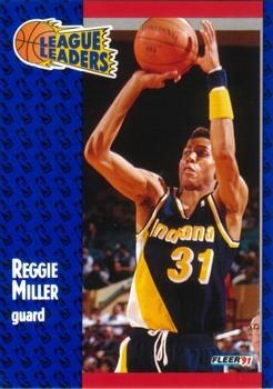 1991-92 Fleer #226 Reggie Miller Front