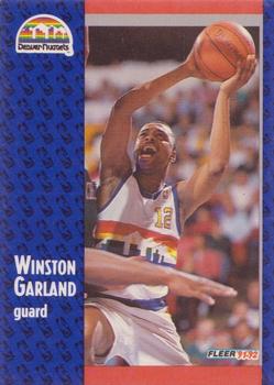 1991-92 Fleer #275 Winston Garland Front