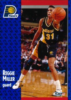 1991-92 Fleer #83 Reggie Miller Front