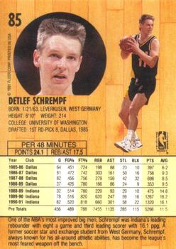 1991-92 Fleer #85 Detlef Schrempf Back