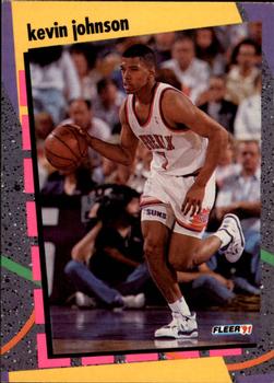 1991-92 Fleer - NBA Schoolyard Stars #4 Kevin Johnson Front