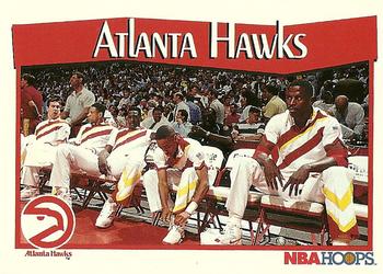 1991-92 Hoops #274 Atlanta Hawks Front