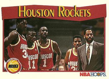 1991-92 Hoops #283 Houston Rockets Front