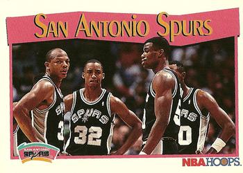 1991-92 Hoops #297 San Antonio Spurs Front
