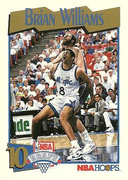 1991-92 Hoops #555 Brian Williams Front