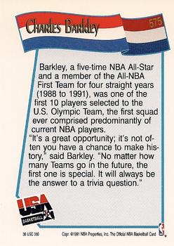 1991-92 Hoops #575 Charles Barkley Back