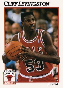 1991-92 Hoops #32 Cliff Levingston Front