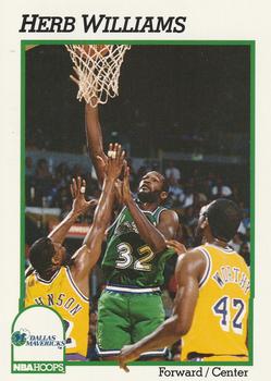 1991-92 Hoops #50 Herb Williams Front