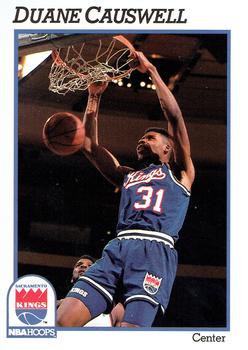1991-92 Hoops #182 Duane Causwell Front