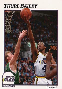 1991-92 Hoops #205 Thurl Bailey Front